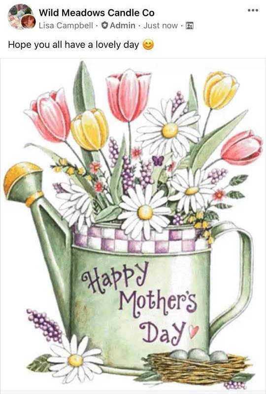 Wild meadows candles mothers day 1